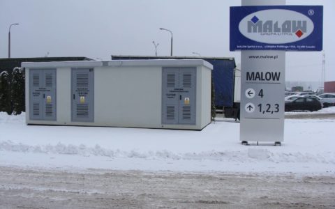 fabryka mebli Malow Suwałki skrzynka transformatorowa rozdzielnice zakład produkcyjny